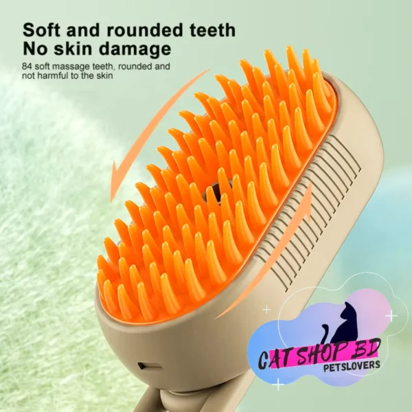 3-In-1 Electric Pet Grooming Brush - Image 3